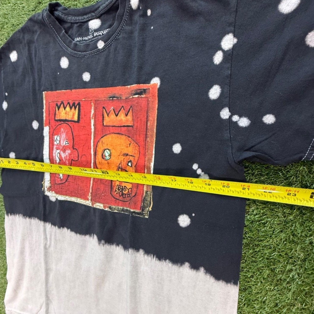 Jean Michel Basquiat Ripple Junction Bleach Dip Splatter Graphic Tee Large - Picture 5 of 5